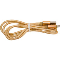 Кабель ENERGY ET-28 USB/MicroUSB, цвет - золотой 104099
