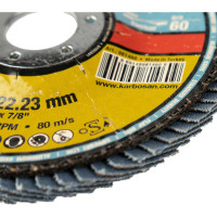 Диск лепестковый Flap 125x22 мм, Р60 Karbosan KAR-981460