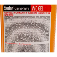 Чистящее средство для унитаза SANFOR WC gel super power 750 г 9611