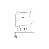 Смеситель для кухонной мойки Fmark FS26129