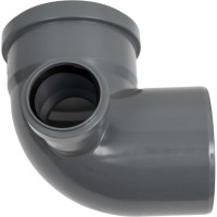 Канализационный отвод КОНТУР РР D110x90 с левым выходом D50 СТАНДАРТ 072404110100