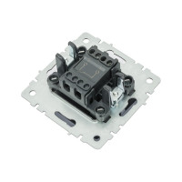 1-клавишный выключатель IEK Brite 10а вс10-1-0-брм маренго BR-V10-0-10-K35