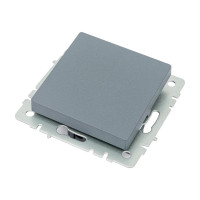 1-клавишный выключатель IEK Brite 10а вс10-1-0-брм маренго BR-V10-0-10-K35