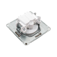 Механизм розетки 1-м Systeme Electric (Schneider Electric) ATLAS DESIGN, без заземления, защитные шторки, 16 А, шампань, арт. ATN000549