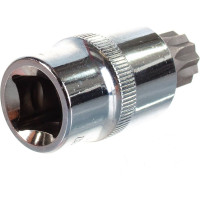 Насадка торцевая 1/2"DR с вставкой-битой SPLINE, M16 Ombra 120716