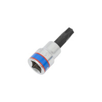 Насадка торцевая TORX с отверстием (T45Н; 50 мм; 3/8DR) KING TONY 302745