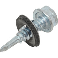 Кровельный саморез крепежная техника цинк 6.3х25 мм, 150 шт 431216 БК