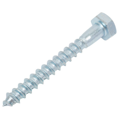 Шуруп с шестигранной головкой Качественный КРЕПЕЖ 10х80, 30 шт. 0500575 КЧ