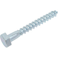 Шуруп с шестигранной головкой Качественный КРЕПЕЖ 10х80, 30 шт. 0500575 КЧ