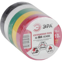 ПВХ-изолента ЭРА 15мм x 10м, 5 цветов C0038781