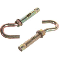 Анкерный болт с крючком Метизный двор M6/8x45. 3 шт. 4607173902368