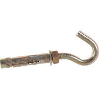 Анкерный болт с крючком Метизный двор M6/8x45. 3 шт. 4607173902368