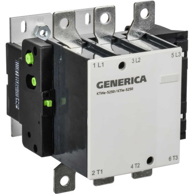 Контактор GENERICA КТИе-5250, 250А, 230В/АС3 KKTE50-250-230-10