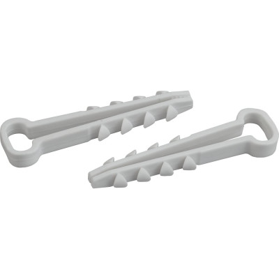 Дюбель-хомут для плоского кабеля ЭРА 5-8 мм, белый, 100 шт. Б0050791