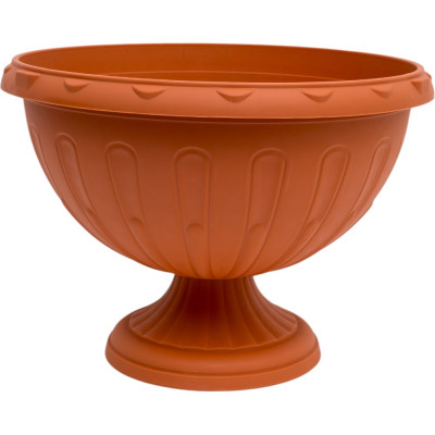 Вазон ЗПИ Альтернатива Джулия 8л коричневый М1555