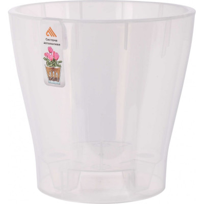 Цветочный горшок ЗПИ "Альтернатива" для орхидеи "Лея" 3,6л, прозрачный М7884