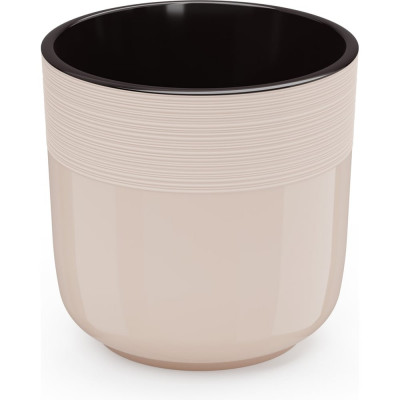 Цветочный горшок ЗПИ Альтернатива Линель 2,7 л, двойной, бежевый М8699