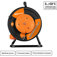 Силовой удлинитель TDM ELECTRIC УКз16-001 штепсельное гнездо, 30м, ПВС 3х1,0 SQ1301-0510