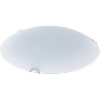 Светильник Элетех Мелани 300 НПБ 01-2х60-139 М16 ИУ матовый белый/клипсы хром 1005204052