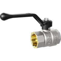 Шаровой кран LD латунь никель Pride Ду 20 Ру40 ВР 007-9925 537117