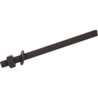 ЕВРОПАРТНЕР Анкерная шпилька 12x160мм с гайкой и шайбой, покрытие ТДЦ, кл.пр 5.8 10 шт. 0064 D
