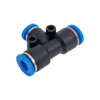 Тройник цанговый T-образный соединительный (6-6-4 мм) SHPI PGT 0604