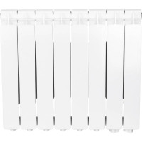 Алюминиевый радиатор STOUT SRA-0120-050008 Bravo 500 8 секции, нижнее правое RG008V3MPUIOTL