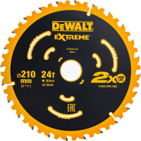 Диск пильный EXTREME (210x30 мм; 24T) DEWALT DT20432-QZ
