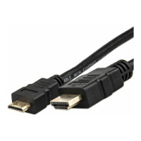 Кабель Telecom, HDMI-19M --- MiniHDMI-19M ver 2.0+3D/Ethernet, 1m TCG205-1M