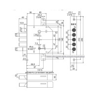 Врезной замок Эльбор RеХ.3.10