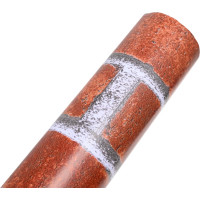 Самоклеящаяся пленка Рыжий кот 0.45x8 м, кирпич красный 104895