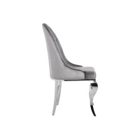 Стул Woodville Gustav на металлокаркасе, серый 11394