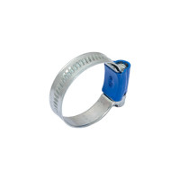 Хомут червячный 22-32/9.7 мм W1 Син/Замок KORUDA KR-H54604 026419