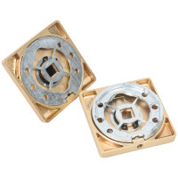 Поворотная ручка FUARO BK6.K.SL52 (BK6 SL) SSG-39 сатинированное золото 45845