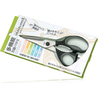 Кухонные ножницы TOJIRO нержавеющая сталь, многофункциональные, рукоять пластик, силикон FC-419