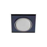 Встраиваемый светильник со светодиодной подсветкой ЭРА DK LD50 BK GX53, черный Б0057473