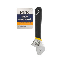 Разводной ключ с измерительной шкалой и прорезиненной ручкой PARK 15 см 105469