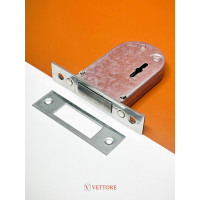 Врезной замок под сувальдный ключ VETTORE 700 cp хром 20304