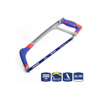Ножовка по металлу WORKPRO алюминиевая сверхпрочная 300mm 24TPI WP215027