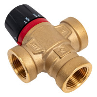 Термостатический смесительный клапан для систем отопления и гвс ROMMER 3/4" вр 35-60с kv 1,6 (боковое смешивание) RG0092NU9FV18U