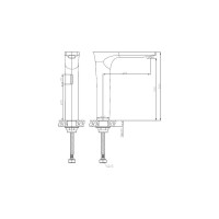 Автоматический кран для раковины чаши Nofer 07264.B