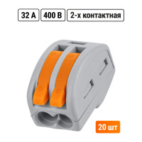 Соединительная клемма TDM ELECTRIC СК-412 2,5 кв. мм, 20 шт., блистер SQ0527-0007