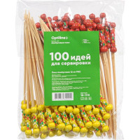 Бамбуковая пика Optiline РИО 12 см, 100 шт. 10-1113
