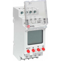 Электронный двухканальный таймер EKF ТЭ-80 24-230В te-80-24-2