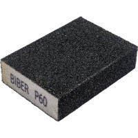 Губка шлифовальная четырехсторонняя р60, 100x70x25мм (25/250) Biber 70671 тов-149931