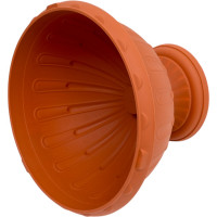 Вазон ЗПИ Альтернатива Джулия 8л коричневый М1555