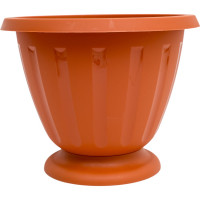 Вазон ЗПИ Альтернатива Пальмира 10л коричневый М1563