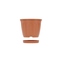 Цветочный горшок ЗПИ Альтернатива Дионис 1,6л коричневый М8244