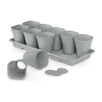 Набор для рассады ЗПИ «Альтернатива» 10 стаканов, 0.3 л, с поддоном М8236