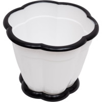 Цветочный горшок ЗПИ Альтернатива Восторг 1.5 л, белый М1234
